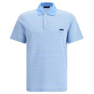 Prada Striped Polo Sweater