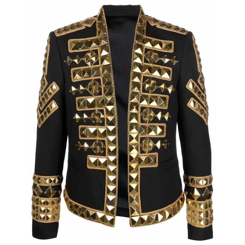 Balmain Black Haircalf Jacket, theFeinheit
