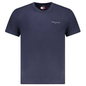 Tommy Hilfiger Blue Cotton Men T-Shirt