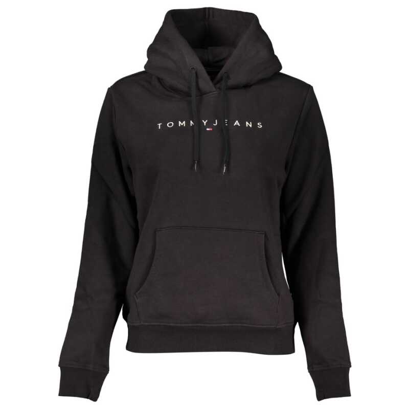 Tommy Hilfiger Black Cotton Women Sweater, theFeinheit