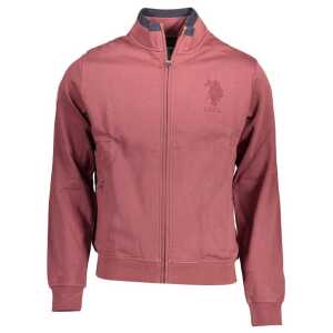 U.S. POLO ASSN. Purple Cotton Men Sweater