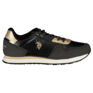 U.S. POLO ASSN. Black Polyester Sneaker