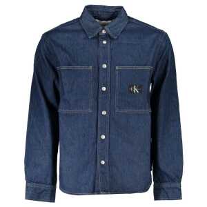 Calvin Klein Classic Blue Cotton Denim Jacket