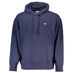 Tommy Hilfiger Chic Blue Hooded Sweatshirt with Logo Detail