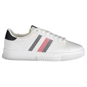 Tommy Hilfiger White Polyester Sneaker
