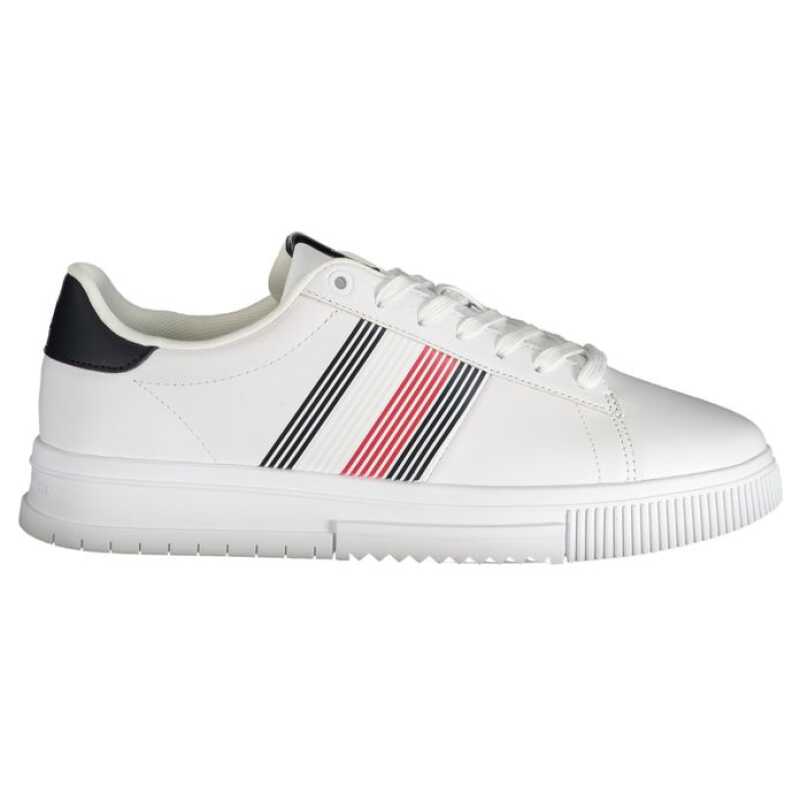 Tommy Hilfiger White Polyester Sneaker, theFeinheit