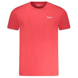 Pepe Jeans Red Cotton Men T-Shirt