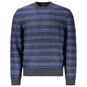 Hugo Boss Blue Wool Men Sweater