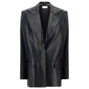 Magda Butrym Leather Blazer Jacket