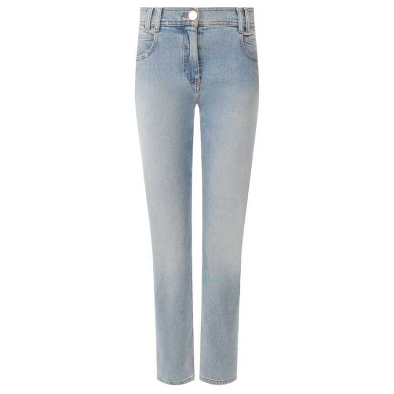 Balmain Blue Cotton Jeans &amp; Pant, theFeinheit