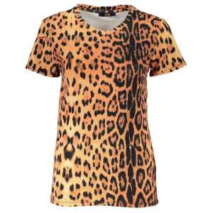 Cavalli Class Orange Cotton Tops & T-Shirt