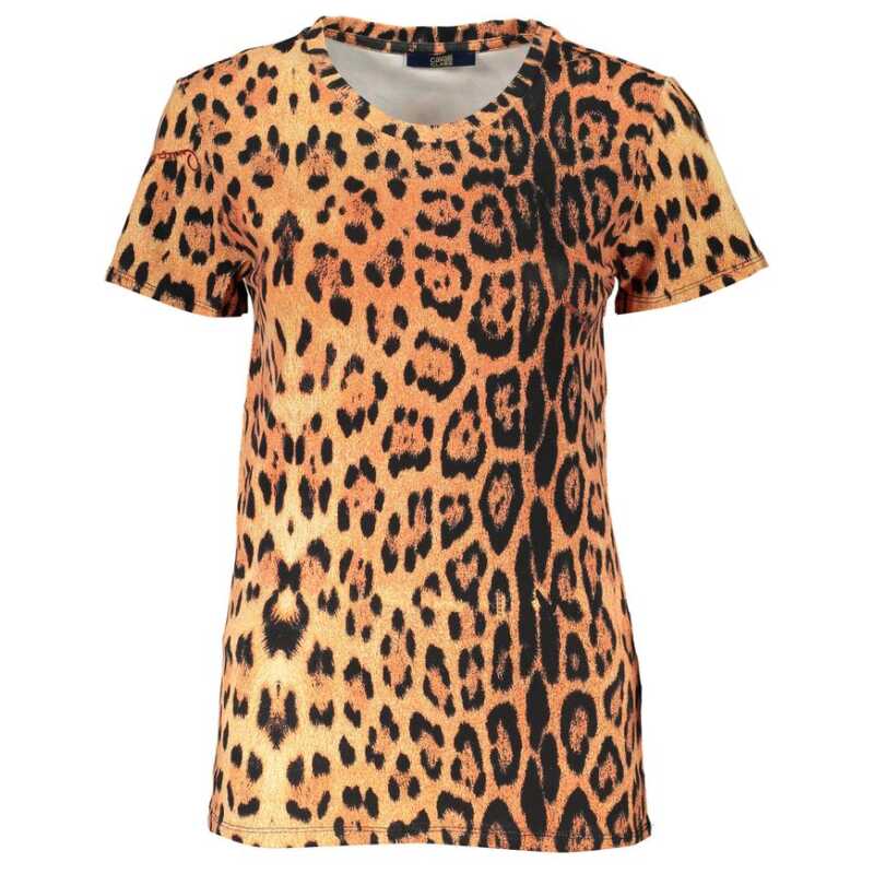 Cavalli Class Orange Cotton Tops &amp; T-Shirt, theFeinheit