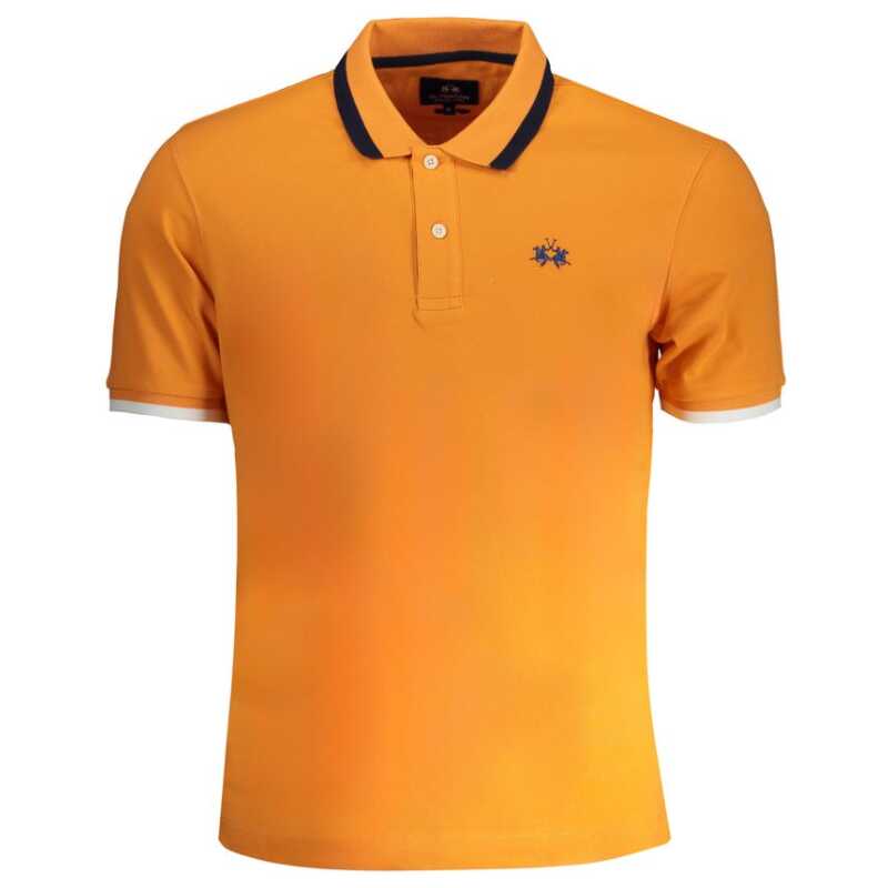 La Martina Orange Cotton Polo Shirt, theFeinheit