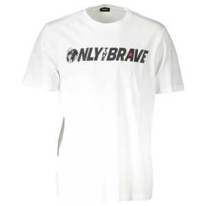 Diesel White Cotton Men T-Shirt