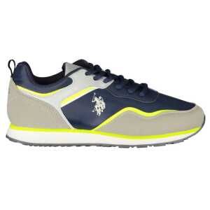 U.S. POLO ASSN. Blue Polyester Sneaker