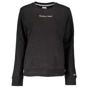 Tommy Hilfiger Black Cotton Women Sweater