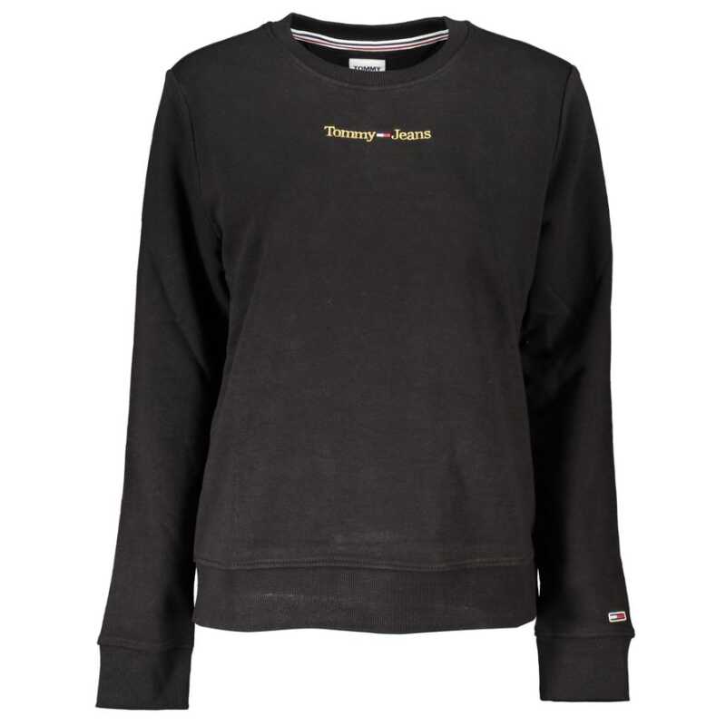 Tommy Hilfiger Black Cotton Women Sweater, theFeinheit