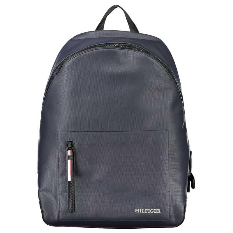 Tommy Hilfiger Blue Polyethylene Men Backpack, theFeinheit