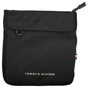 Tommy Hilfiger Black Polyester Men Shoulder Bag