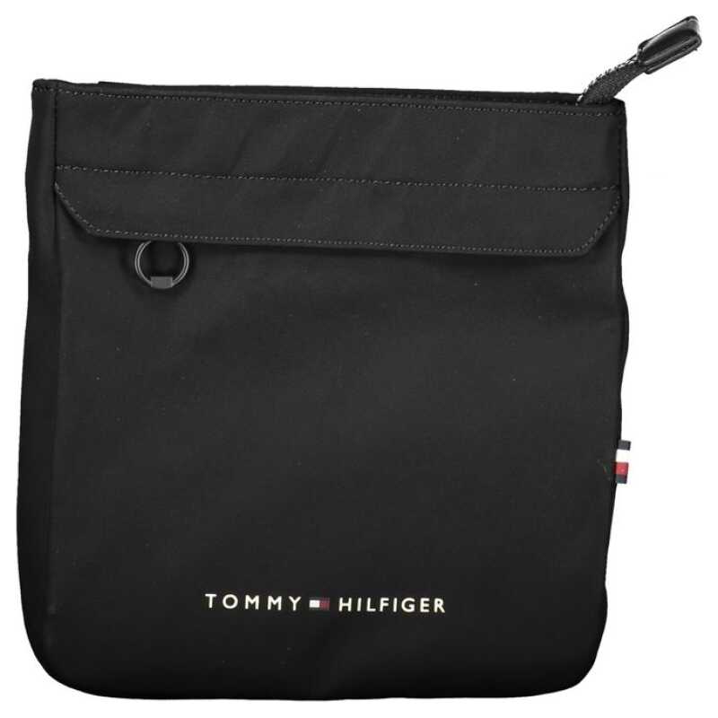 Tommy Hilfiger Black Polyester Men Shoulder Bag, theFeinheit