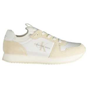Calvin Klein White Polyester Sneaker