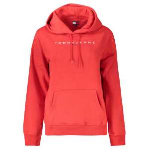 Tommy Hilfiger Red Organic Cotton Women Sweater