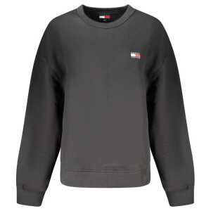 Tommy Hilfiger Black Cotton Women Sweater