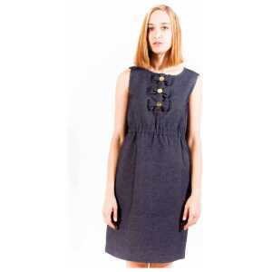Love Moschino Blue Cotton Women Dress