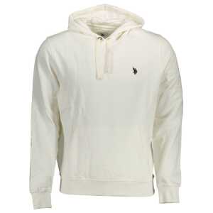 U.S. POLO ASSN. White Cotton Men Sweater