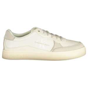 Calvin Klein Elegant White Sneakers with Contrast Accents
