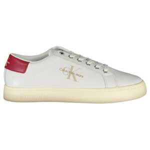 Calvin Klein Eco-Conscious White Lace-up Sneakers