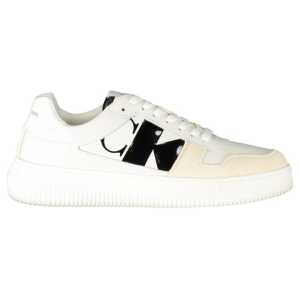 Calvin Klein White Polyester Sneaker