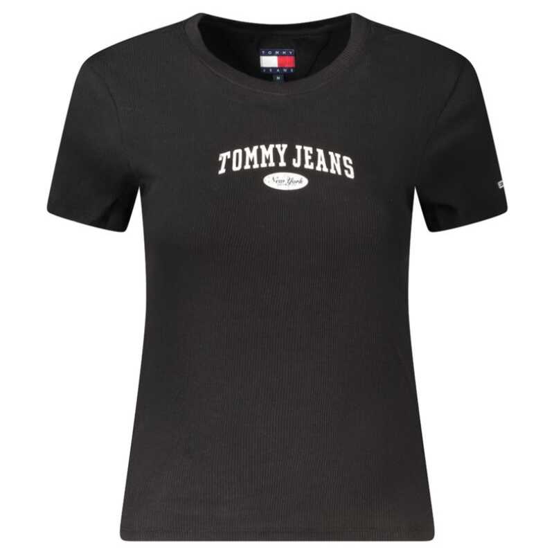 Tommy Hilfiger Black Cotton Tops &amp; T-Shirt, theFeinheit