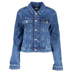 Tommy Hilfiger Blue Cotton Women Jacket
