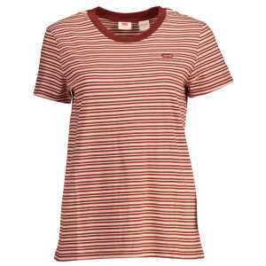 Levi's Red Cotton Women T-Shirt