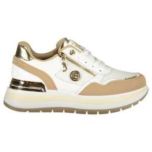 Laura Biagiotti Beige Polyester Women Sneaker