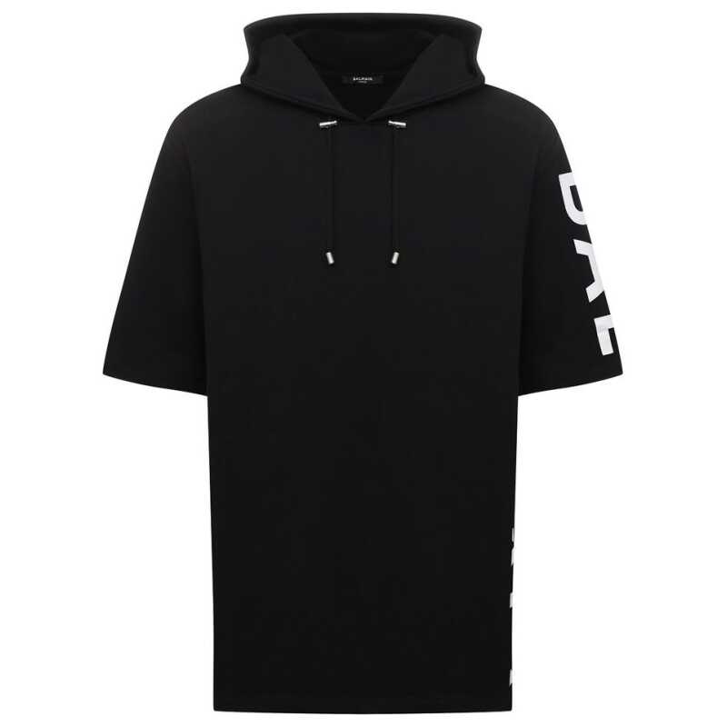 Balmain Black Cotton Sweater, theFeinheit