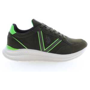 U.S. POLO ASSN. Green Polyester Men Sneaker
