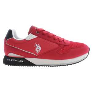 U.S. POLO ASSN. Red Polyester Men Sneaker