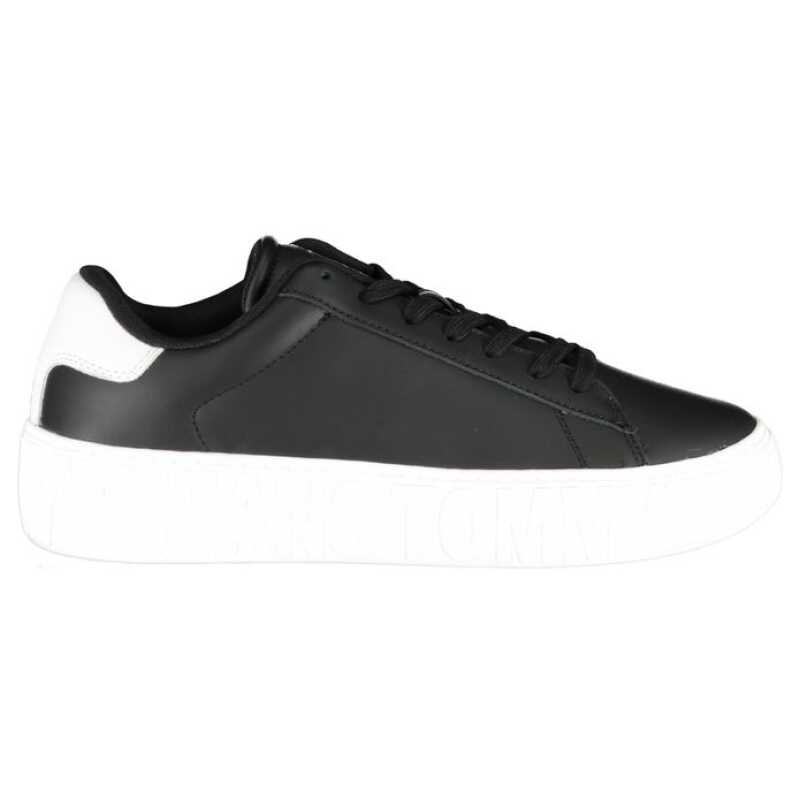 Tommy Hilfiger Black Polyethylene Men Sneaker, theFeinheit