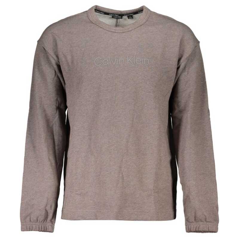Calvin Klein Chic Brown Brushed Logo Sweatshirt, theFeinheit