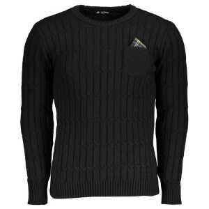 U.S. Grand Polo Twisted Crew Neck Sweater with Contrast Details