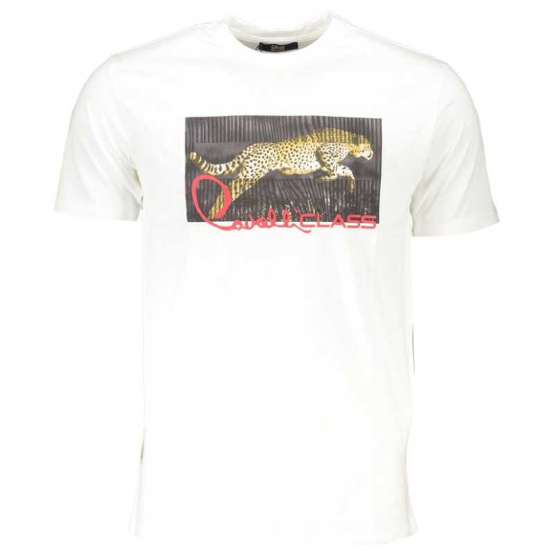 Cavalli Class White Cotton T-Shirt, theFeinheit