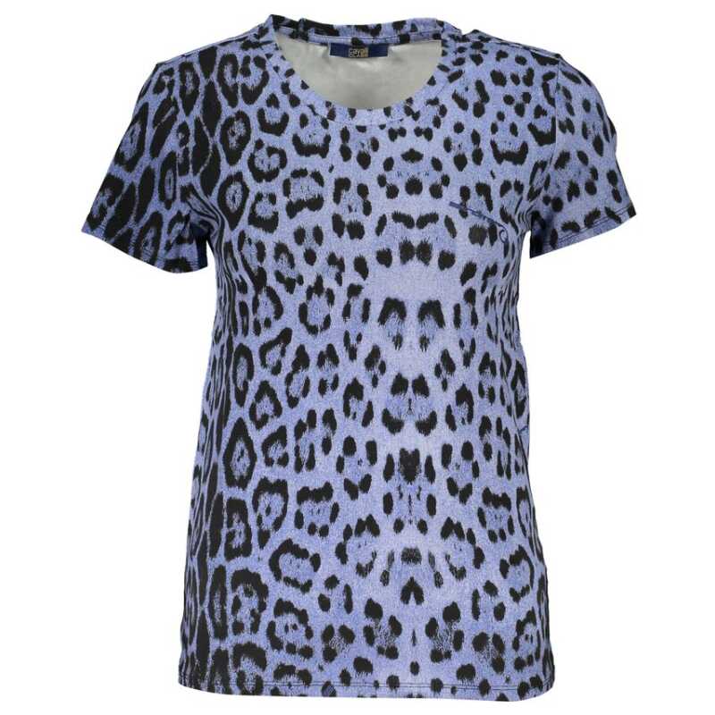 Cavalli Class Light Blue Cotton Women Top, theFeinheit