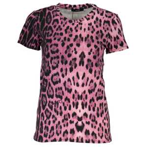 Cavalli Class Pink Cotton Tops & T-Shirt