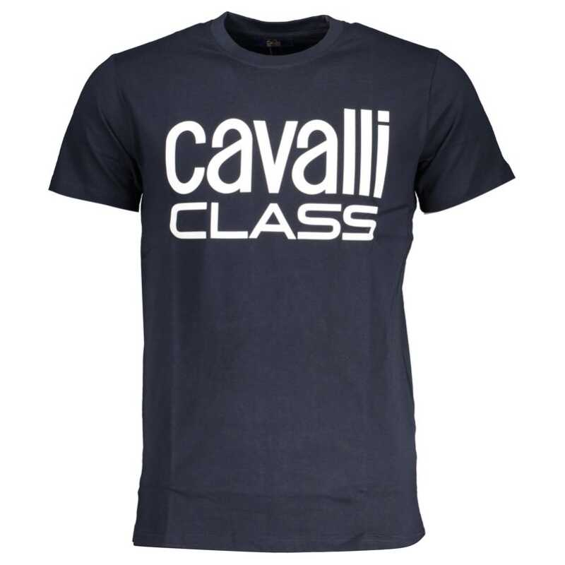 Cavalli Class Blue Cotton T-Shirt, theFeinheit