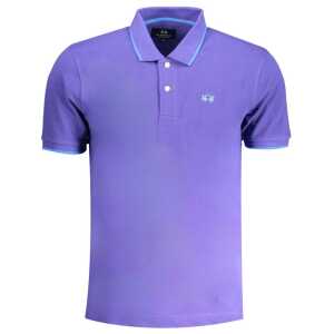 La Martina Purple Cotton Polo Shirt