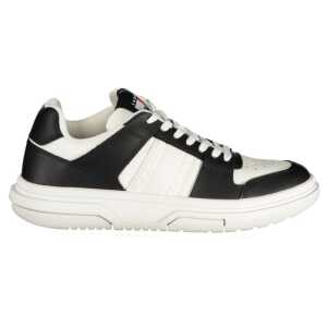 Tommy Hilfiger Black Leather Women Sneaker