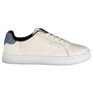Tommy Hilfiger Beige Leather Women Sneaker