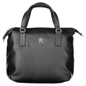 Tommy Hilfiger Black Polyester Women Handbag